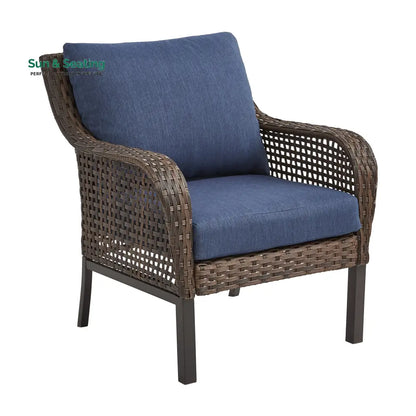 Eveline Outdoor Sofa Set 2 Seater 2 Single seater and 1 Center Table (Brown) Sofa Sets