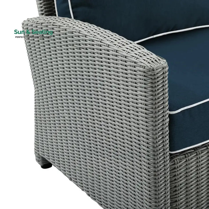 Everly L-Shape Outdoor Wicker Sofa Set Sofa Set