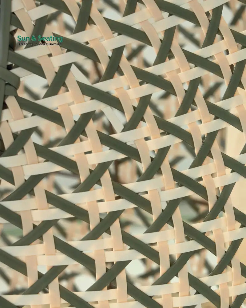 Fabula Single Seater Hanging Swing Without Stand For Balcony Garden Swing (Beige) Swings