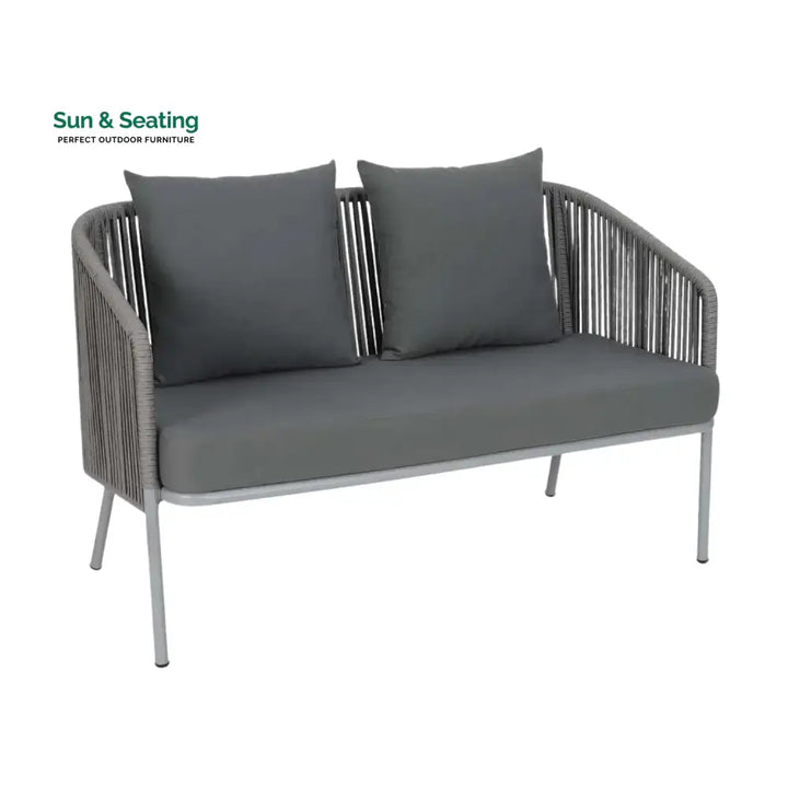 Falguni Outdoor 4 Piece Modern Woven Rope Sofa Set Sofa Set