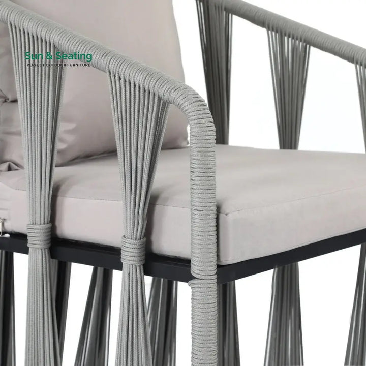 Fallon Outdoor Rope 3-Piece Patio Set Patio Set