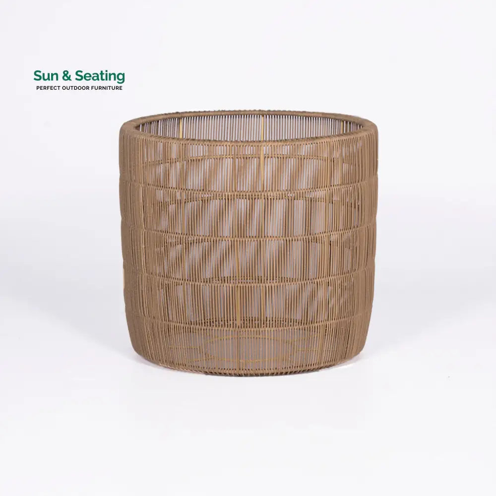 Félix Outdoor Wicker Planters For Garden Balcony Brown Planter