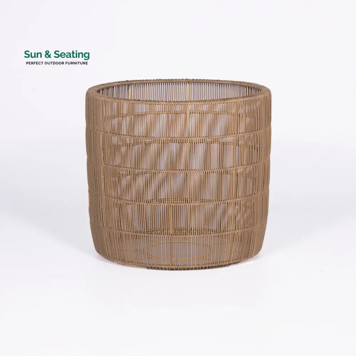 Félix Outdoor Wicker Planters For Garden Balcony Brown Planter