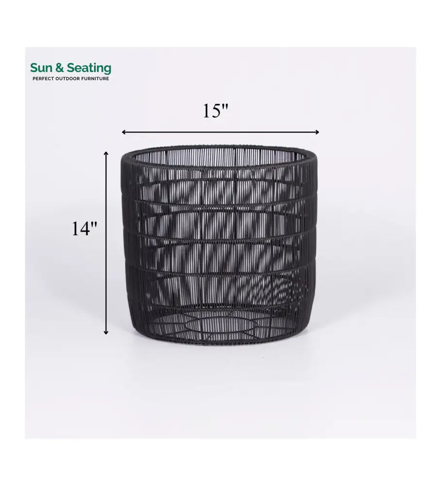 Félix Outdoor Wicker Planters For Garden Balcony Planter