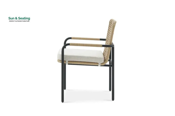 Femia Outdoor Patio Seating Set 2 Chairs Set (Honey) Coffee Table Sets
