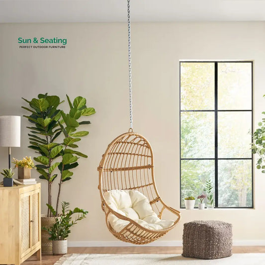 Fernán Single Seater Hanging Swing Without Stand For Balcony Garden Swing Swings