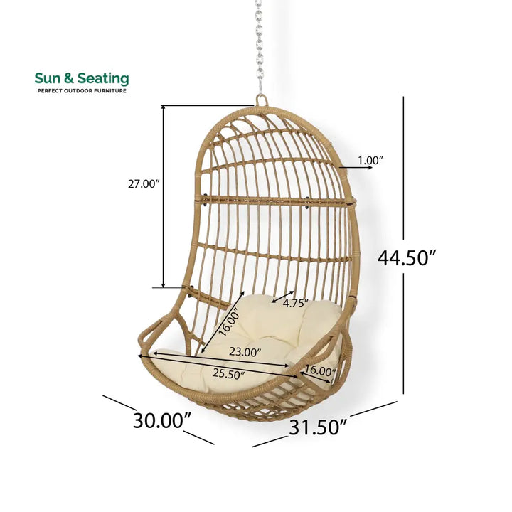 Fernán Single Seater Hanging Swing Without Stand For Balcony Garden Swing Swings