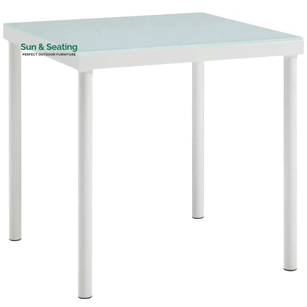 Finds Outdoor Patio Seating Set 2 Chairs and 1 Table Set (White) Braided &amp; Rope Coffee Table Sets