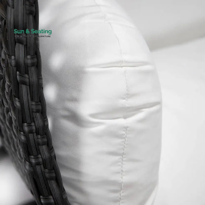 Fino Double Seater Hanging Swing With Stand For Balcony Garden Swing (Dark Grey) Swings