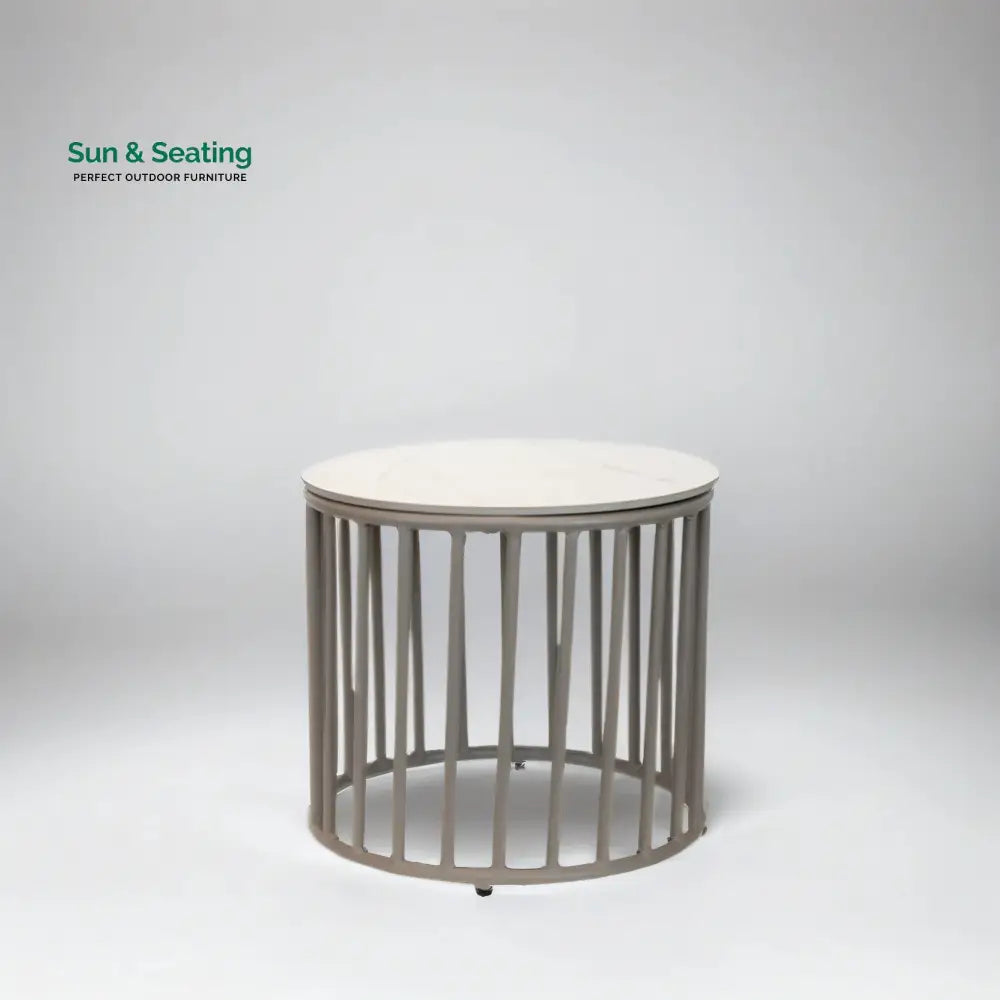Floro Outdoor Patio Seating Set 2 Chairs and 1 Table Set (Green &amp; Orange) Braided And Rope Coffee Table Sets