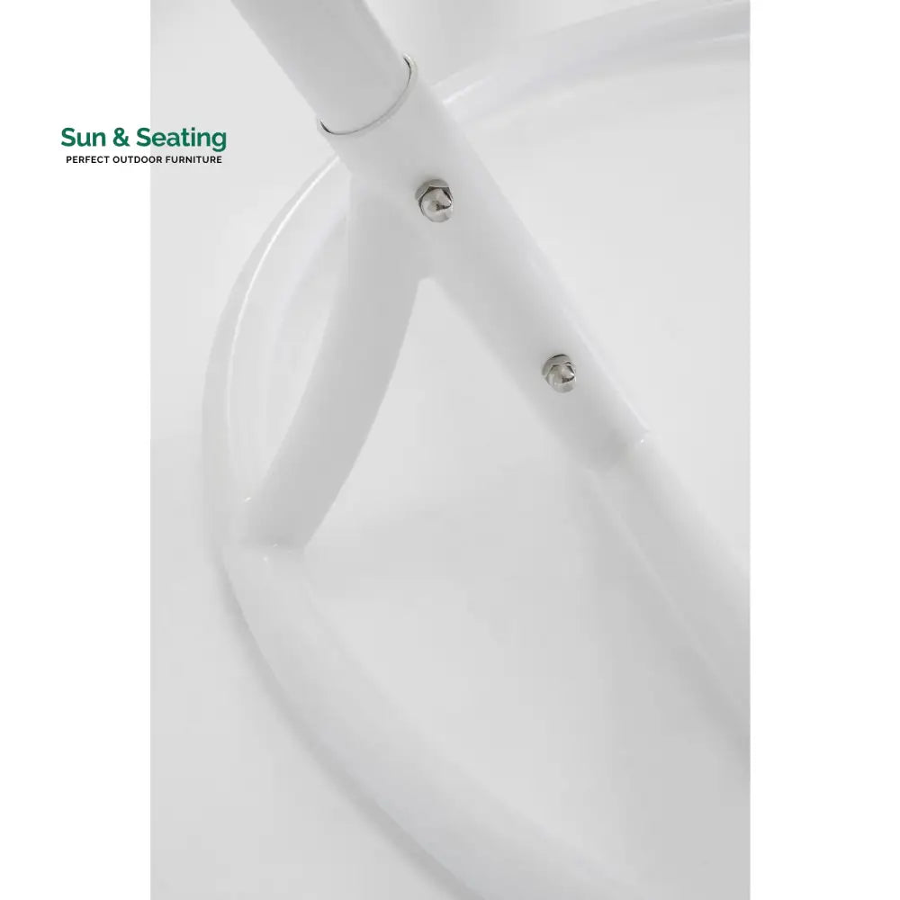 Flutter Single Seater Hanging Swing With Stand For Balcony Garden (White) Swings