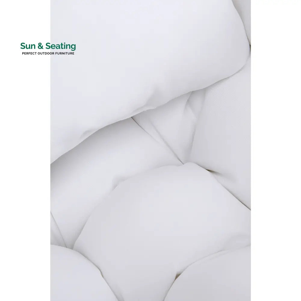 Flutter Single Seater Hanging Swing With Stand For Balcony Garden (White) Swings
