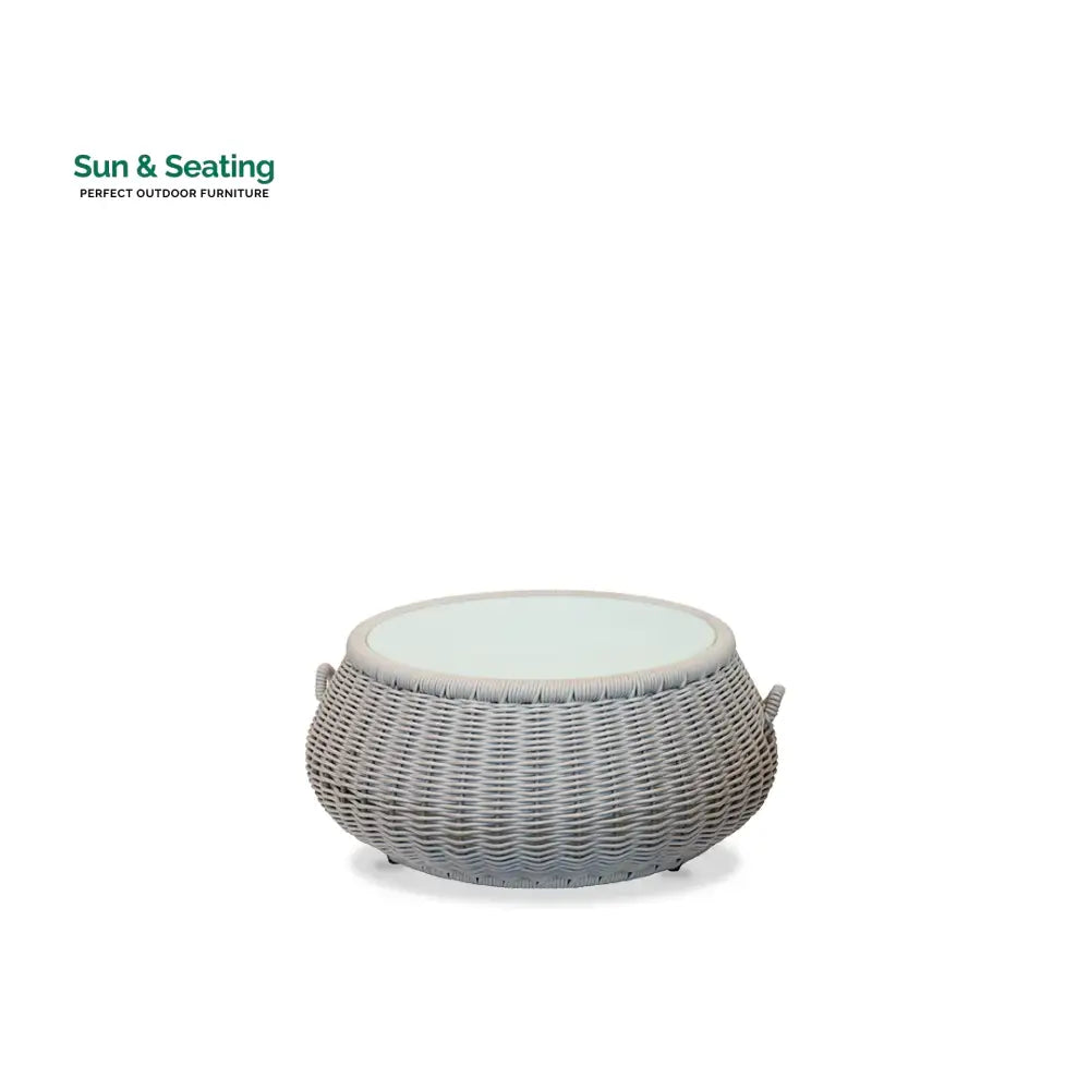 Fonsie Outdoor Sofa Set 3 Seater 1 Side Table and 1 Center Table Set (Grey) Braided & Rope (Copy) Sofa Sets