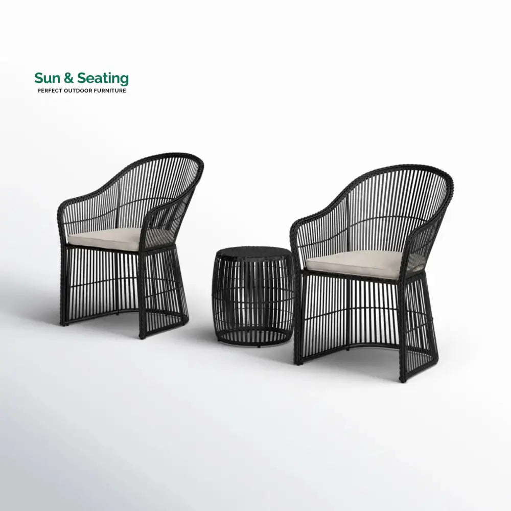 Freya 3-Piece Outdoor Rattan Wicker Patio Set Patio Set