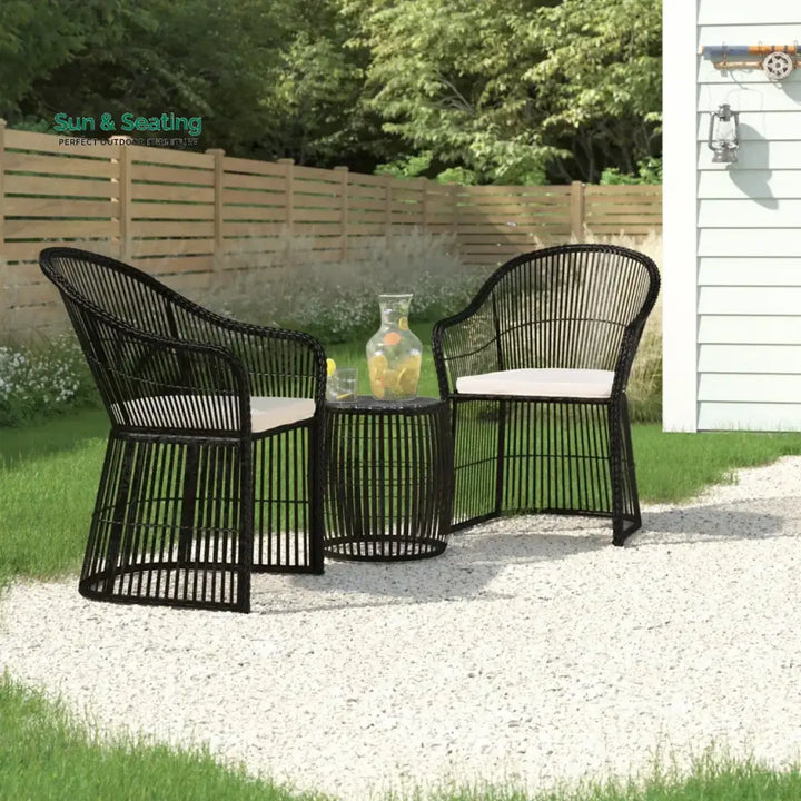 Freya 3-Piece Outdoor Rattan Wicker Patio Set Patio Set