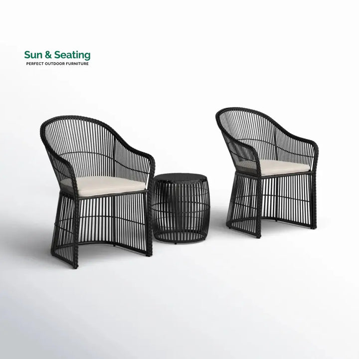 Freya 3-Piece Outdoor Rattan Wicker Patio Set Patio Set