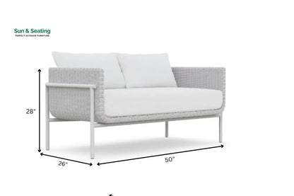 Frolov Outdoor Garden Balcony Sofa Set 2 Seater 2 Single seater and 1 Center Table With 1 Side Table Set (Tan) Sofa Sets