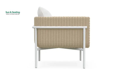 Frolov Outdoor Garden Balcony Sofa Set 2 Seater 2 Single seater and 1 Center Table With 1 Side Table Set (Tan) Sofa Sets