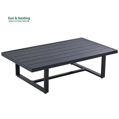 Furni Outdoor Sofa Set 3 Seater 2 Single seater and 1 Center Table Set (Grey) Braided & Rope Sofa Sets