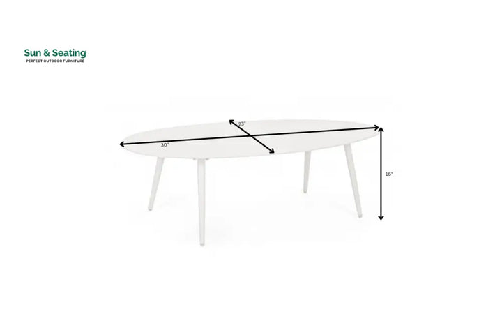 Furnixa Outdoor Garden Balcony Sofa Set 2 Seater 2 Single seater and 1 Center Table Set Braid &amp; Rope (White + Blue)