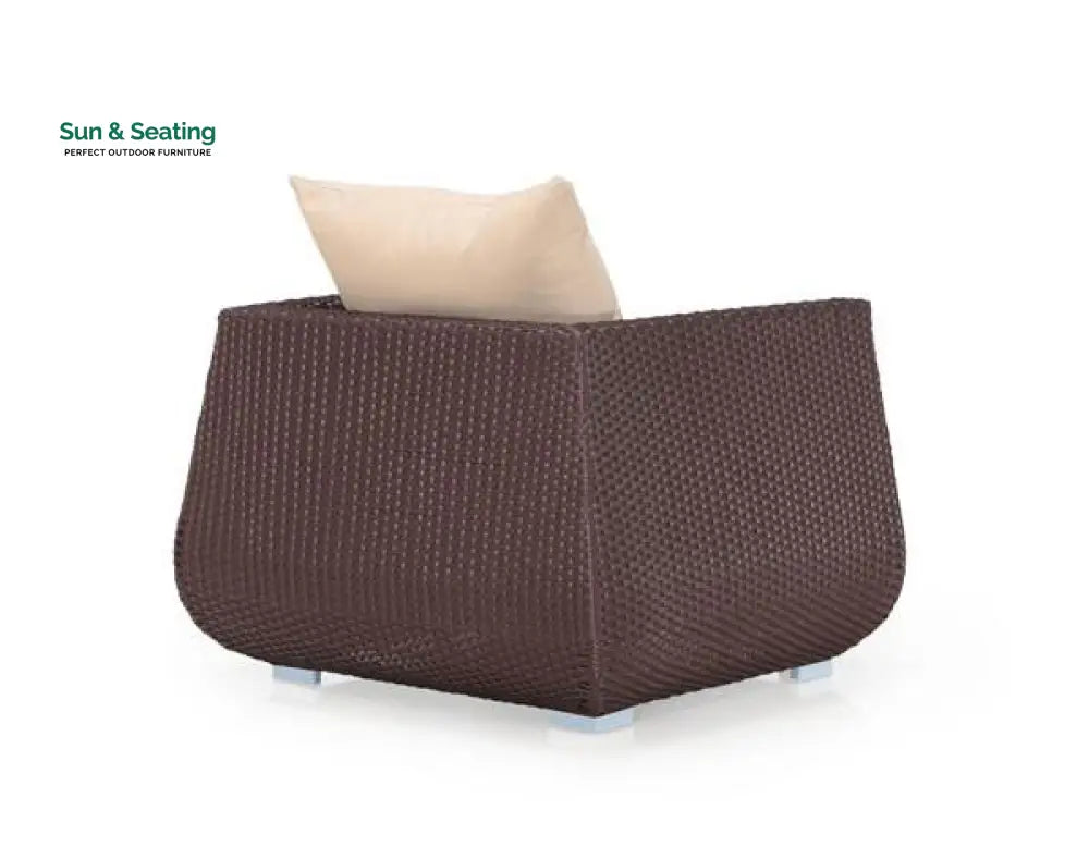 Gabriella Outdoor Sofa Set 2 Seater 2 Single seater 2 Side table and 1 Center Table (Brown) Sofa Sets