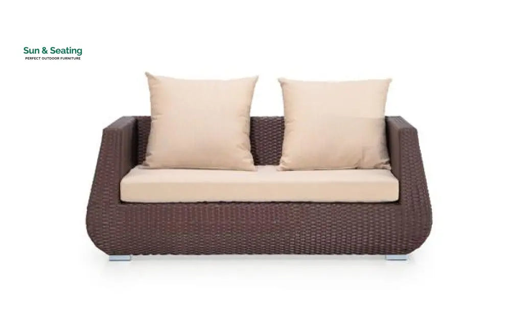 Gabriella Outdoor Sofa Set 2 Seater 2 Single seater 2 Side table and 1 Center Table (Brown) Sofa Sets