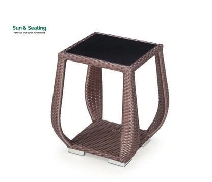 Gabriella Outdoor Sofa Set 2 Seater 2 Single seater 2 Side table and 1 Center Table (Brown) Sofa Sets