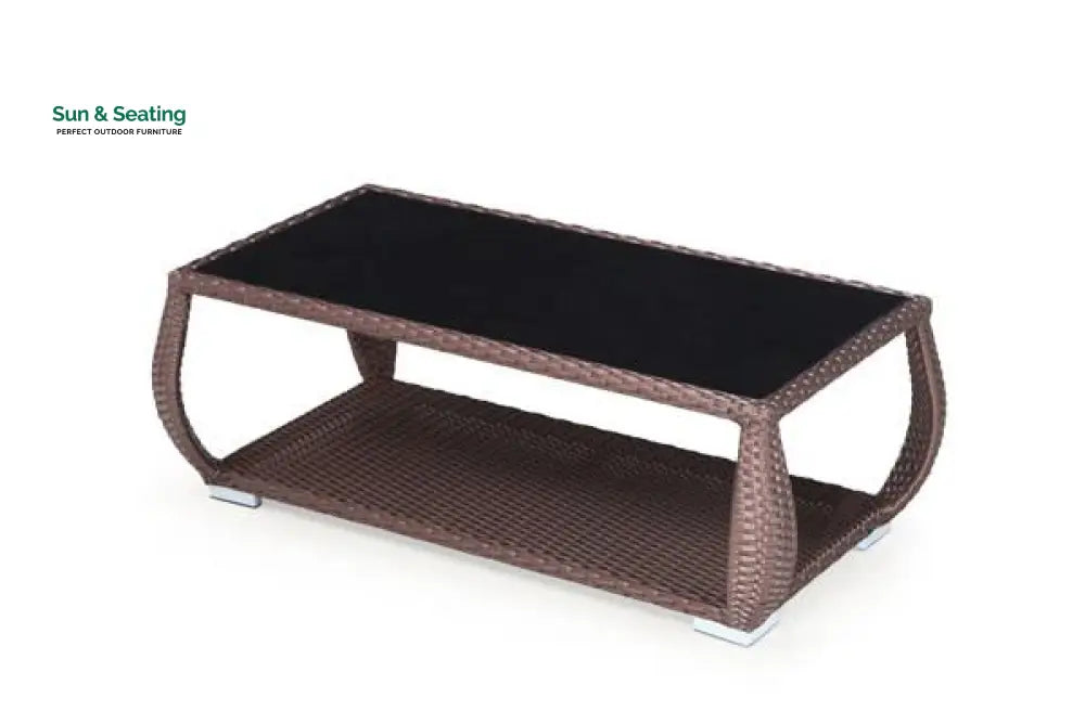 Gabriella Outdoor Sofa Set 2 Seater 2 Single seater 2 Side table and 1 Center Table (Brown) Sofa Sets