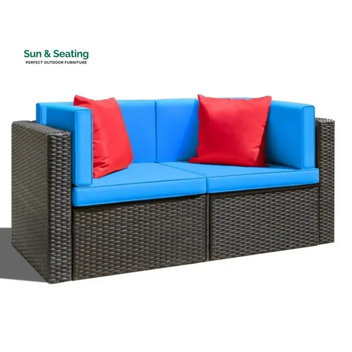 Gaurika Outdoor All-Weather Rattan Wicker Single Seater Sofa Sofa Set
