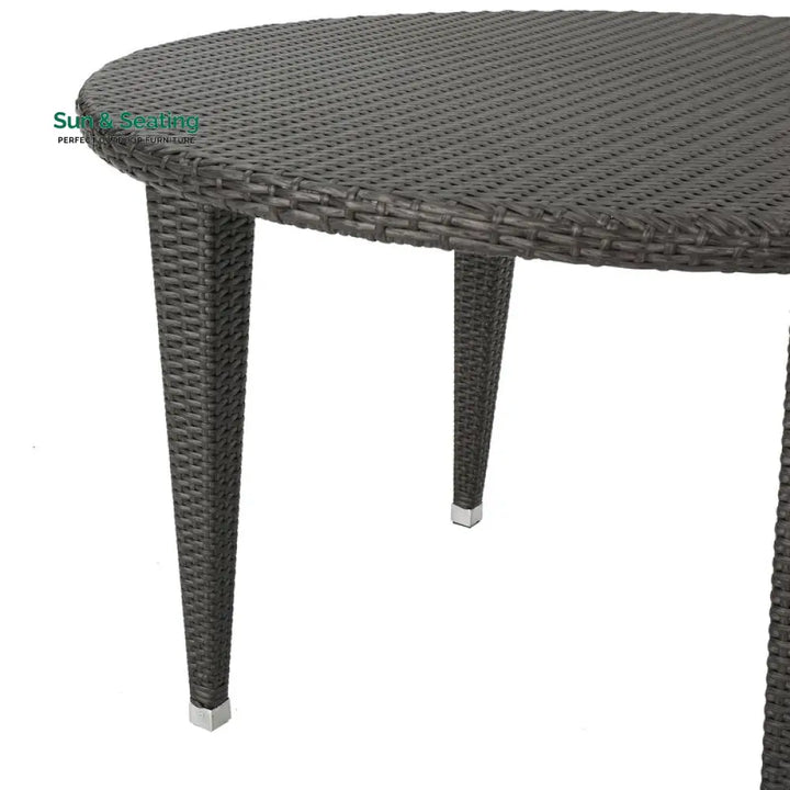Gelli Outdoor Garden Patio Dining Set 4 Chairs and 1 Table (Gray) Dining sets
