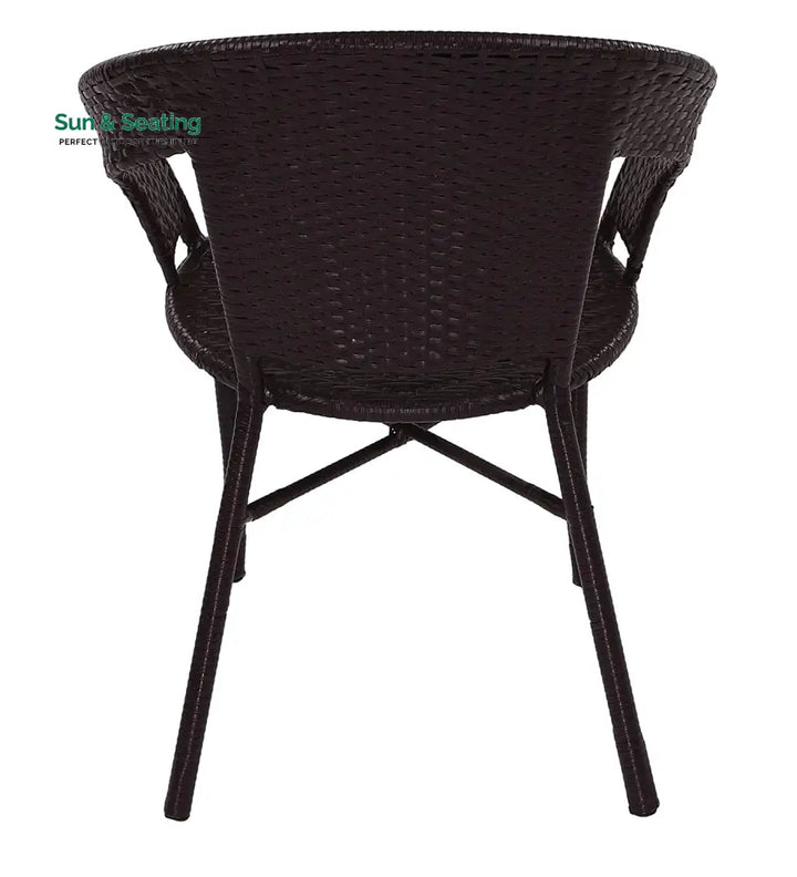Gem Outdoor Patio Seating Set 2 Chairs and 1 Table Set (Brown) Coffee Table Sets