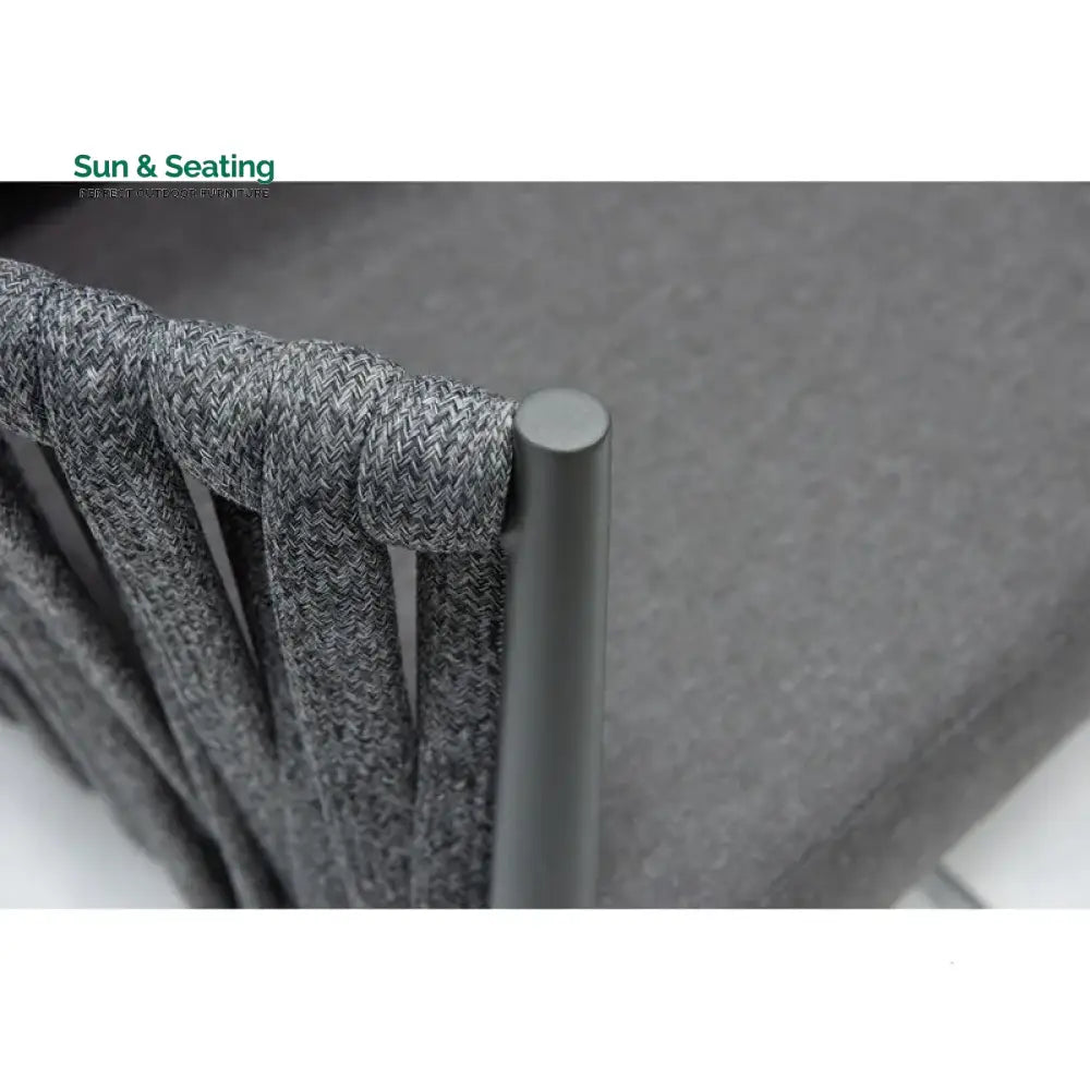 Gene Outdoor Garden Balcony Sofa Set 2 Single seater Set (Dark Grey) Sofa Sets