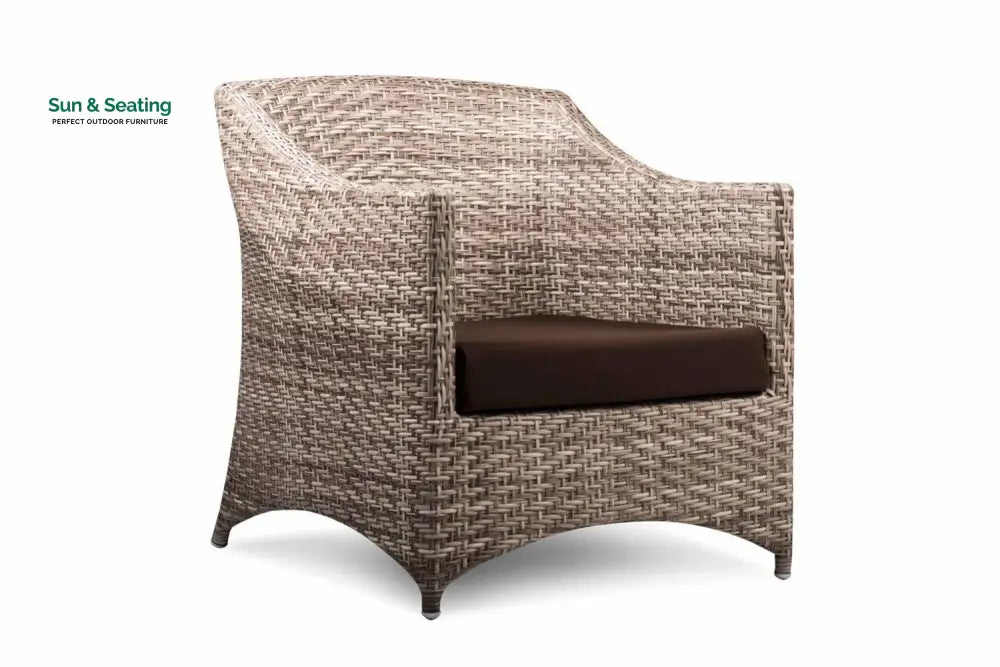 Gerardo Outdoor Sofa Set 2 Seater 2 Single seater 1 Center table (Seashell) Sofa Sets