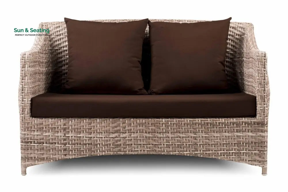 Gerardo Outdoor Sofa Set 2 Seater 2 Single seater 1 Center table (Seashell) Sofa Sets