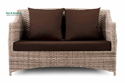 Gerardo Outdoor Sofa Set 2 Seater 2 Single seater 1 Center table (Seashell) Sofa Sets