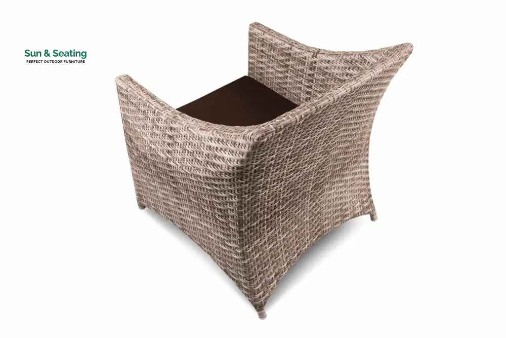 Gerardo Outdoor Sofa Set 2 Seater 2 Single seater 1 Center table (Seashell) Sofa Sets