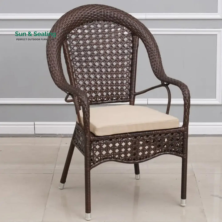 Ghazal Outdoor All-Weather Resistant Rattan Wicker 7-Piece Dining Set Dining Set