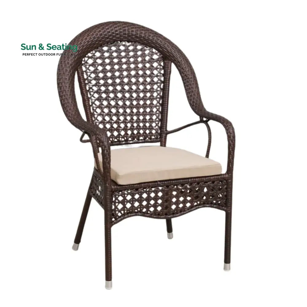 Ghazal Outdoor All-Weather Resistant Rattan Wicker 7-Piece Dining Set Dining Set