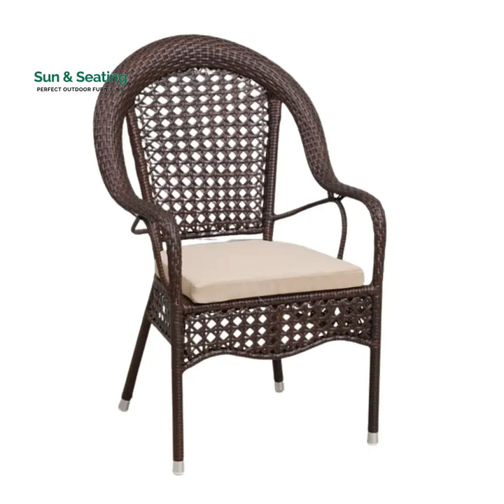 Ghazal Outdoor All-Weather Resistant Rattan Wicker 7-Piece Dining Set Dining Set