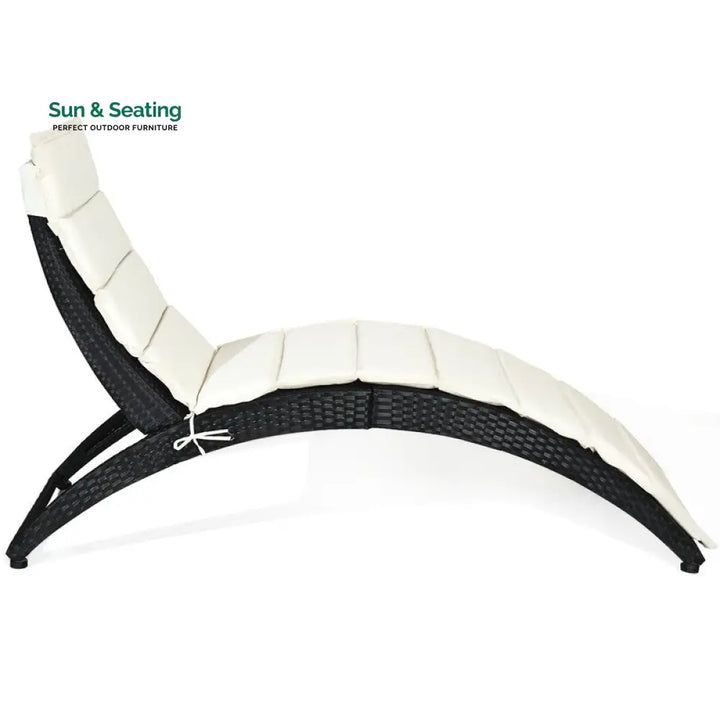 Grace Outdoor Swimming Poolside Lounger (Brown) Loungers