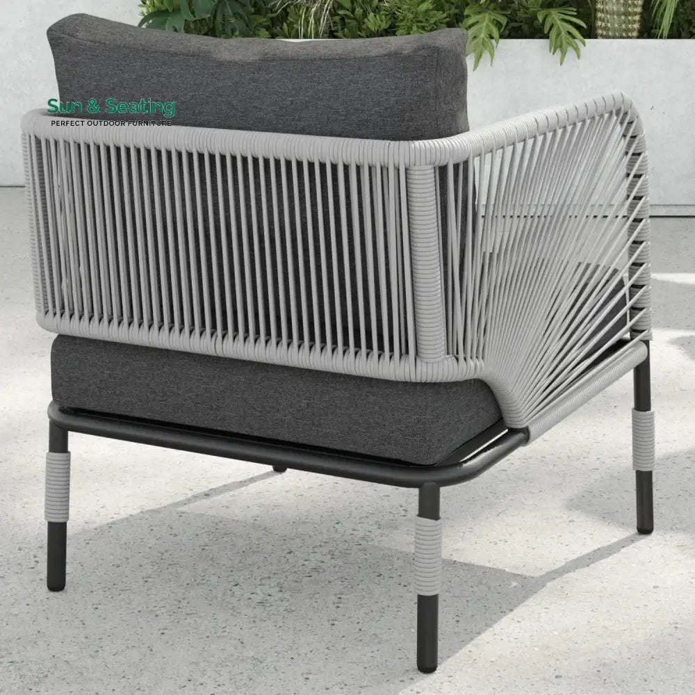 Graciela 3 Piece Garden Outdoor Rope Patio Set Patio Set