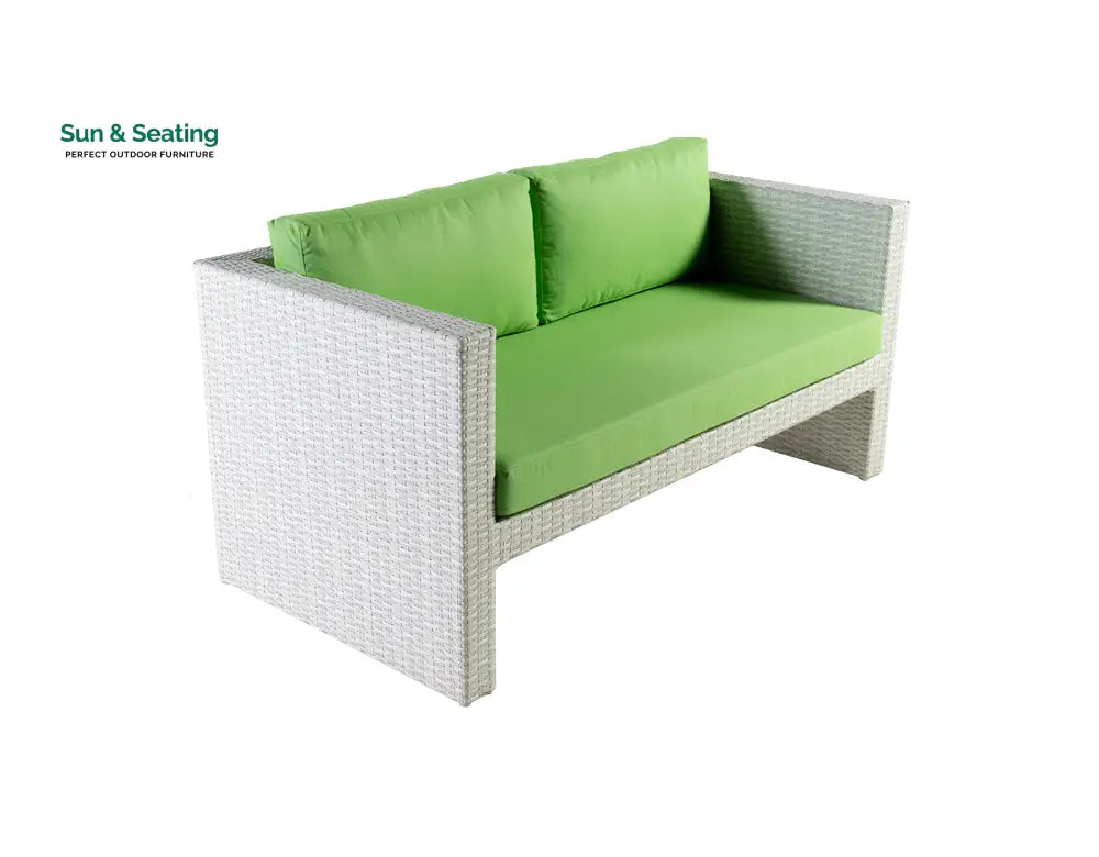 Gucci Outdoor Patio Sofa Set 4 Chairs and 1 Center Table (Off White) Sofa Sets