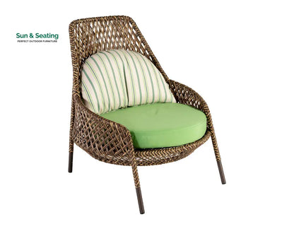 Gustavo Outdoor Sofa Set 2 Seater 2 Single seater 1 Side table and 1 Center Table (Brown) Sofa Sets