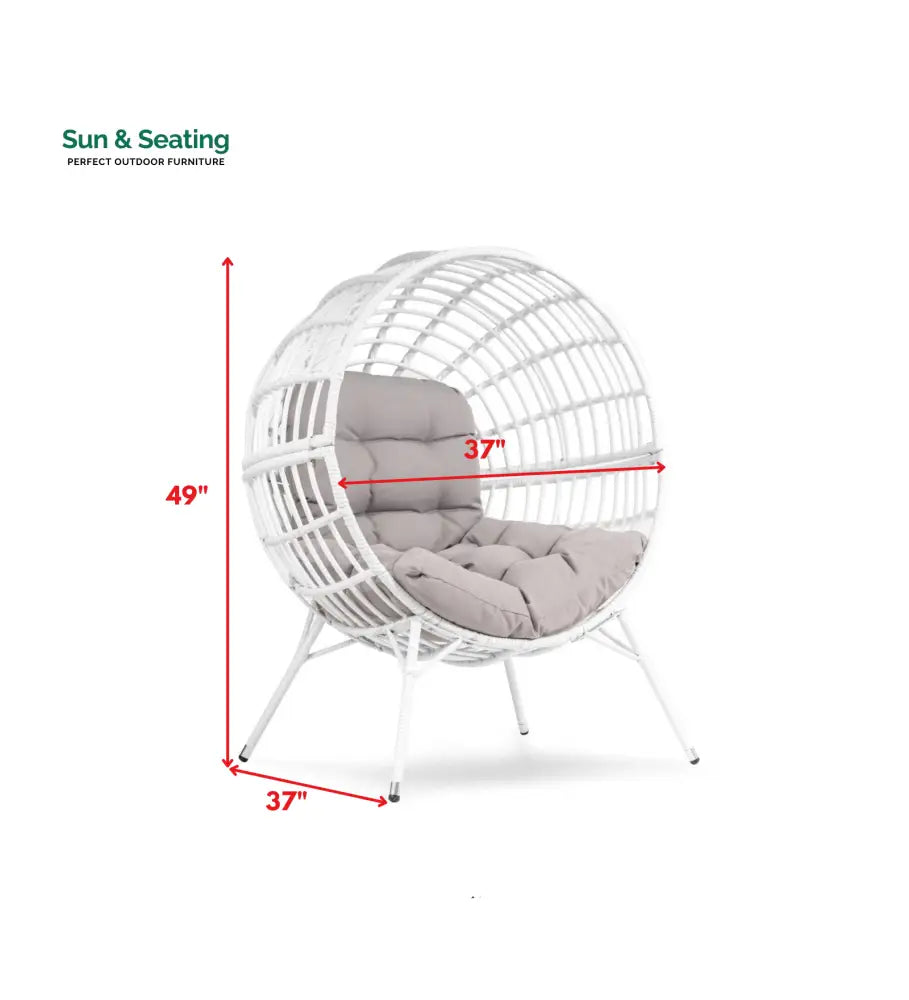 Guzman Single Seater Swing Basket For Balcony &amp; Garden Swings