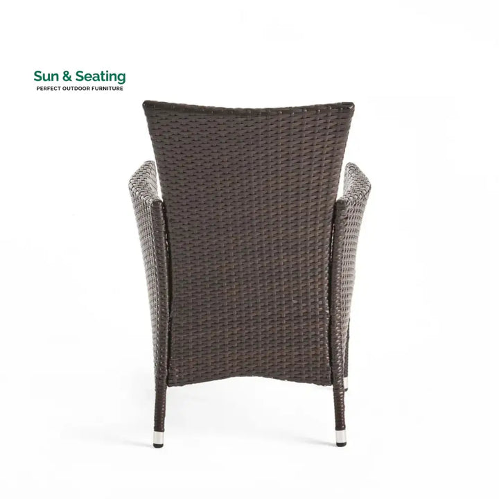 Hailey 2-Piece Outdoor Rattan Wicker Patio Dining Chairs Dinning Chairs