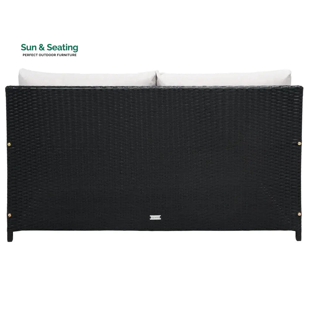Heper Outdoor Poolside Sunbed With Cushion Daybed Sunbed