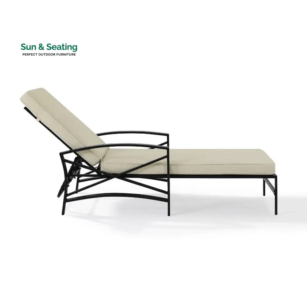 Hobbs Outdoor Swimming Poolside Lounger (Black) Loungers