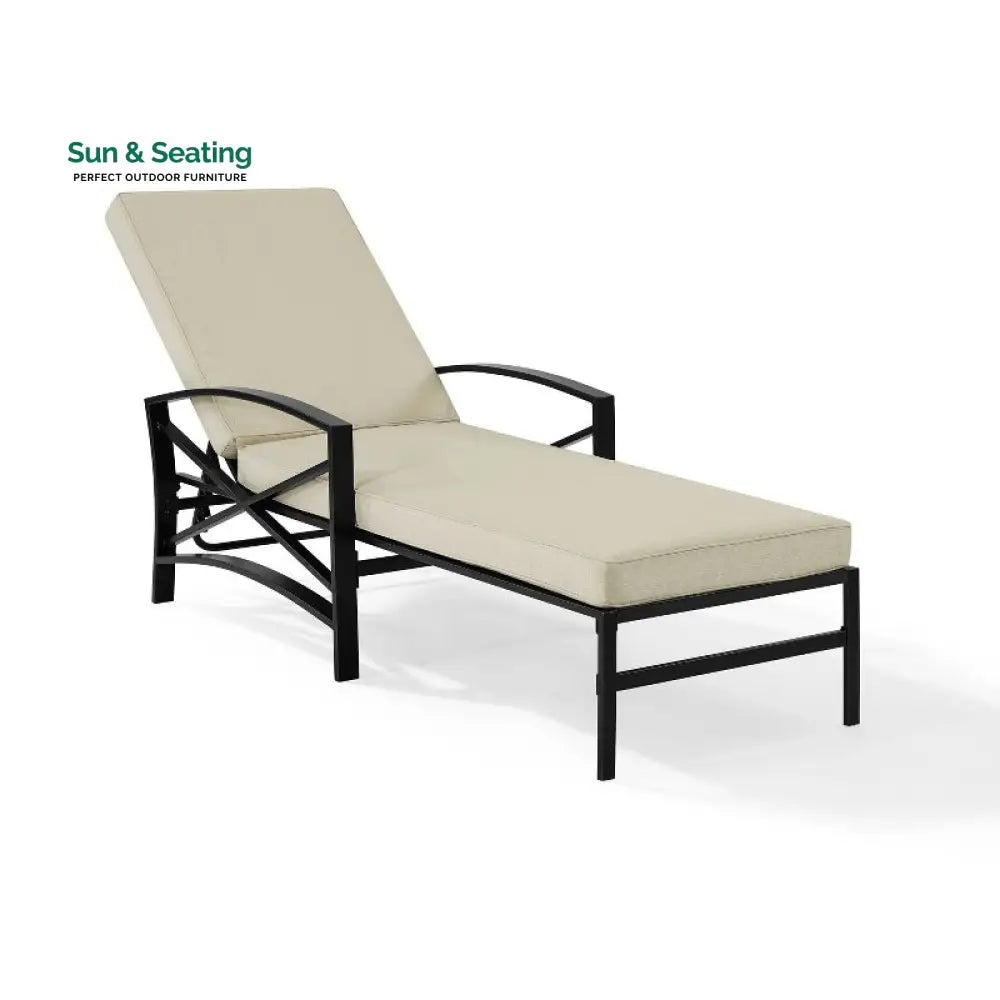 Hobbs Outdoor Swimming Poolside Lounger (Black) Loungers