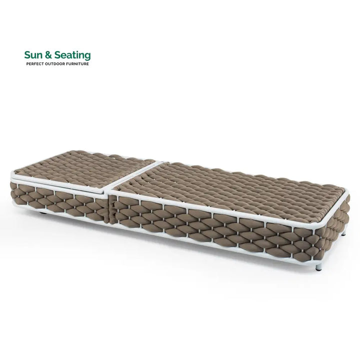 Hola Outdoor Swimming Poolside Lounger (Rope Brown) Loungers