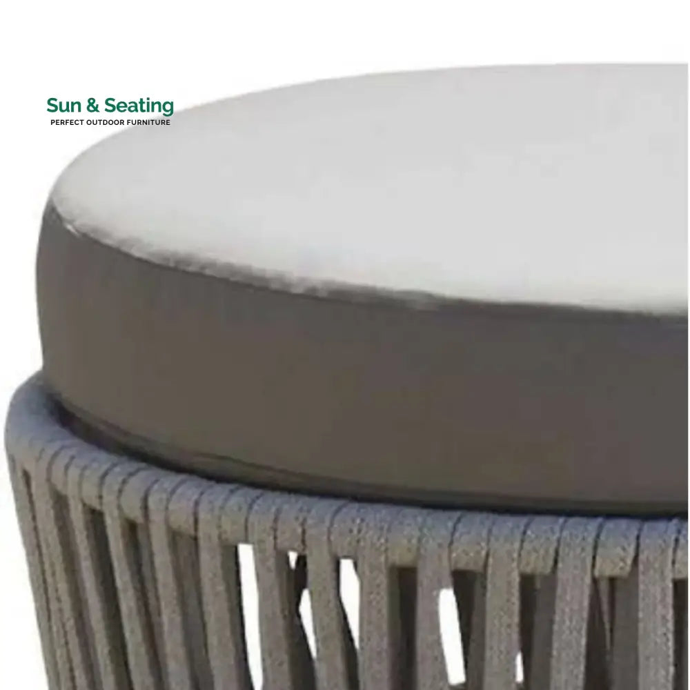 Hritika Round Outdoor Rope Footstool Footrest